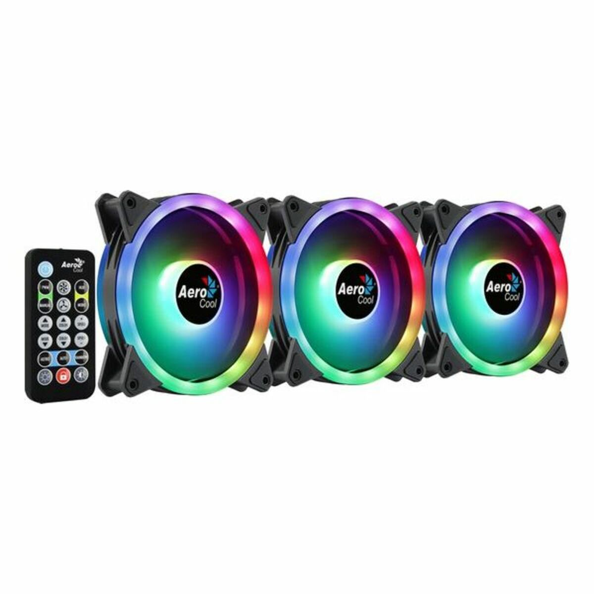 Box ventilator Aerocool Duo 12 Pro Ø 12 cm ARGB (3 Stuks)